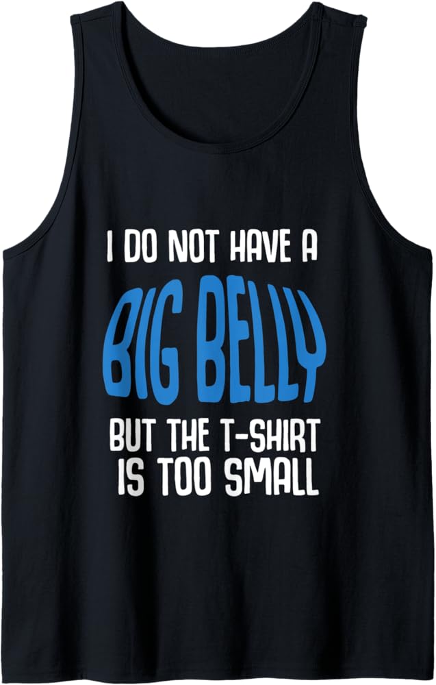 Amazon.com: Men Big Belly Papa Beer Belly Tank Top : Clothing